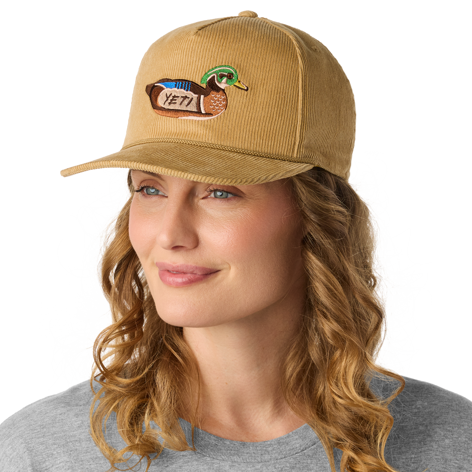 CORDUROY FLAT BRIM ROPE HAT - Image 7
